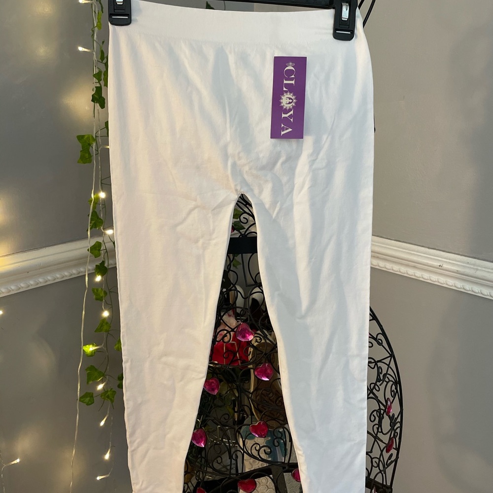 white leggings